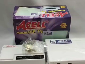 BOOSTER ANTENA UHF MERK ACELL ATAS BAWAH SINYAL SUPER PEKA MURAH