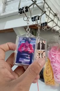 Gantungan Kunci Akrilik Custom Bolak Balik 2 Sisi Ganci Spotify Ganci Musik Bisa Cod Termurah Insert Paper Kotak