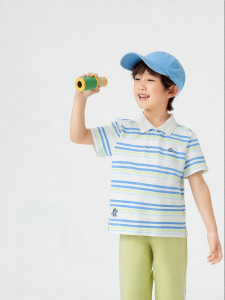Purcotton | Antibacterial Childrens Short Sleeve Polo