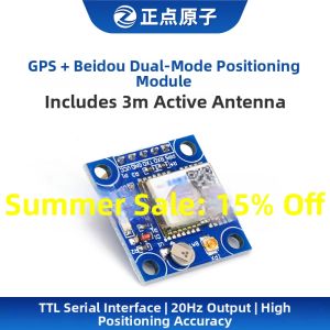 ZHENGDIANYUANZI | Dual Mode Positioning GPS Module with Antenna