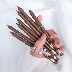 Color Eyeliner Cosplay Ultra Fine Refill Waterproof Sweat-Proof Not Easy to Smudge Light Brown  Pink Purple