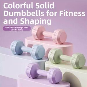 MONLEYTA | Home Fitness & Slimming Coated Dumbbells 3Kg