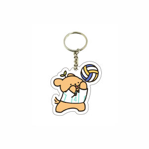 Original Cute Acrylic Volleyball Keychain Pendant Student Club Souvenir Creative Gift Festival Supplies Other Brand