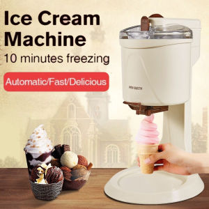 220V-240V 20W Mini DIY Fruit Milk Automatic Ice Cream Maker Machine Icecream household Ice Machine For Family