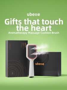 UBelle | Red Light Essential Oil Massage Comb Ion Negative Wireless Portable Detangling