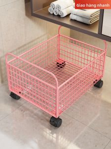 WUBUWEI | Giỏ Đựng Quần Áo Bẩn Di Động Có Bánh Xe
