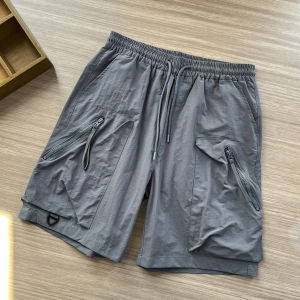 Nylon Taslan Waterproof Outdoor Function Couple Quick-Drying Breathable Lightweight Multi-Bag Loose Sports and Leisure Shorts