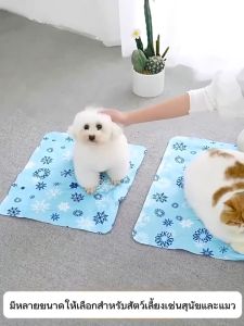 ที่นอนสัตว์เลี้ยง ที่นอนเจลเย็นสําหรับสัตว์เลี้ยง เสื่อนอนสัตว์เลี้ยง ที่นอนเย็นอเนกประสงค์สําหรับแมวและสุนัขในฤดูร้อน