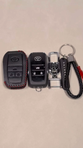 Móc Chìa Khóa For Toyota Avanza Vios Wigo Rush Fortuner Innova Hilux Corolla Folding Key Bọc Chìa Khoá