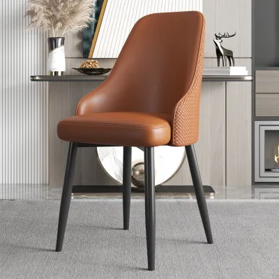 Keluojing | Luxurious Nordic Style Leather Dining Chair