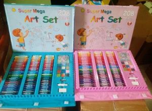 Alat mewarnai anak anak viral Art set 208pcs alat mewarnai terlaris