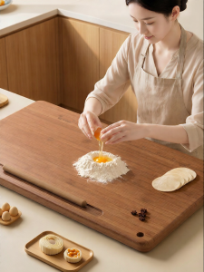 Suncha | Anti-microbial Bamboo Cutting Board for Kneading and Rolling
