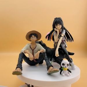 OnePiece ตุ๊กตาอนิเมะลูฟี่ตุ๊กตาอนิเมะของขวัญวันเกิดตกแต่งตุ๊กตาของเล่นสำหรับเด็กผู้ชาย โมเดลวันพีช