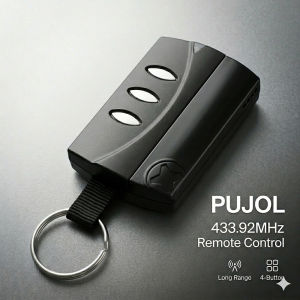 For PUJOL VARIO Garage Door Remote 433MHz Rolling Code Key Fob for Automatic Gate Openers