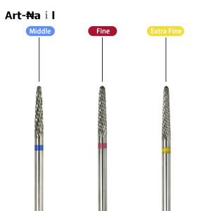1Pcs High Quality Ceramic Nail Drill Bits 3/32 (2.35mm) Nail File Drill Bit for Manicure Pedicure Cuticle Gel Nail Polishing