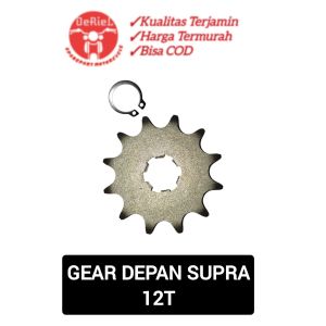 GEAR DEPAN HONDA SUPRA PRIMA GRAND 12T KUALITAS TERJAMIN HARGA TERMURAH
