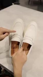 Giày Loafer Tan nam LEMANS PL01N.2 da Nubuck đế thơm tăng cao 4cm Bảo hành 24 tháng