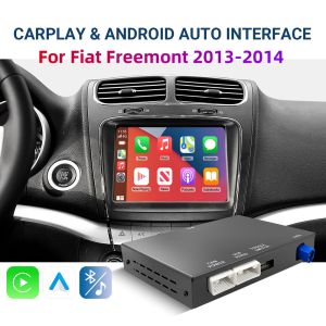 Wireless CarPlay Android Auto Retrofit Kit Decoder Box For Fiat Freemont 2013 2014
