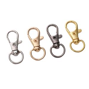 Zinc Alloy + Metal Keychain Set Metal Dog Clip Key Ring