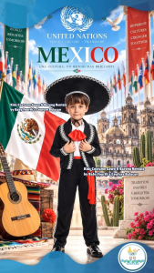 United Nation Mexico Boy Spanish Terno Costume National Attire for UN Events for Kids