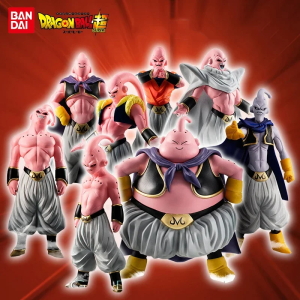 Bandai | Anime Dragon Ball Figure Goku Buu Fat Buu Figurine Statue Model PVC Collection Desktop Action Figure Kid Gifts