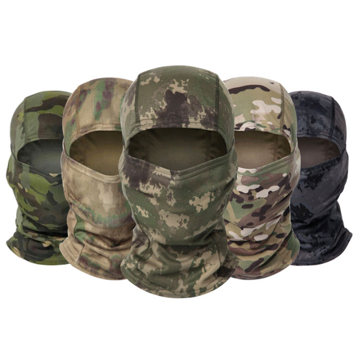 Military Tactical Camouflage Balaclava Cycling Full Face Mask Outdoor ...