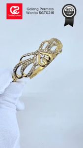 Gelang Permata Wanita SGT0216 Desain Elegan - Anti Karat & Anti Luntur - Aksesoris Perhiasan Wanita Mewah kualitas premium