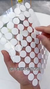 70pcs Dobel Tip Double Tape Sided Foam Adhesive Bening Bulat 2WS327