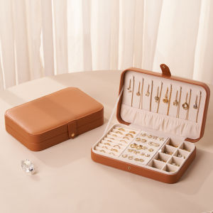 AMU·PIGGY | Jewelry Organizer Box For Necklaces Earrings Gold Multi-layer
