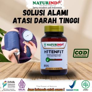 Hitenfit Obat Hipertensi Darah Tinggi Dan Kolesterol Menormalkan Tekanan Darah Herbal Naturindo