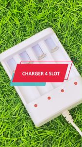 [VENTURIS] Baterai Charge Doublepow batre AA dan AAA Rechargeable Dan charger slot baterai cas