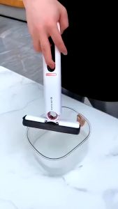 Cây Lau Bàn Bếp Tự Vắt Thông Minh Mini 25cm Bọt Biển Siêu Thấm Hút Đa Năng Gập Gọn