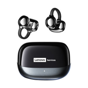 Lenovo | Lenovo RS101 Wireless Open-Ear Bluetooth 6.0 Clip-On Earbuds for Gaming Music & Sports Long Battery 360° Spatial Sound Earphones
