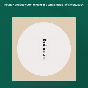 Thickened Cardboard Xuan Paper for Traditional Chinese Painting Chinese Rice Paper Calligraphy Work Paper Fan Blank Soft Cardboard Processed Rice Paper Square round 33*33 Picture Frame Color Large and Small Cardboard Volumes 50*50 Lens Paper