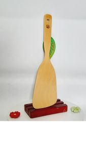 Vá Sạn 03 Gỗ Beech Xẻng Cán Dài 32.5cm Dùng Để Chiên Xào Đảo Trở Thức Ăn Thương Hiệu Trường Sơn - Đồ Dùng Gia Dụng Nhà Bếp