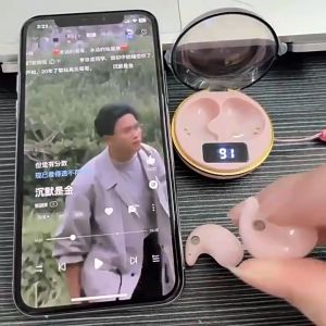 J1 หูฟังบลูธไร้สาย เชื้อกไฟ LED กันน้ำ กันเหงื่อ ตัดเสียงรบกวน พร้อมไมโครโฟน สินค้าพร้อมส่ง จัดส่งไว