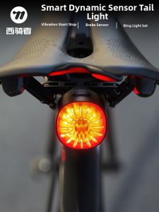 West Biking | Waterproof Smart Brake Sensor Night Ride Bike Tail Light