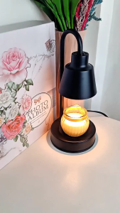 LED Melting Wax Lamp christmas lights Aluminum Alloy Candle Warming Lamp Dimmable Timing Candle Melt Heater with Light Bulb Aromatherapy Atmosphere Lamp Applicable to Room Office Restaurant etc.