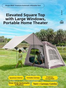 Doctor Dolphin | Automatic Inflatable Overnight Portable Folding Thick Tent