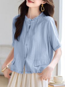 DAIXIANGFEIZI | Stylish New Cotton Linen Blouse