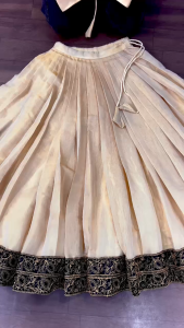 [PRE-ORDER 15 DAYS] SEMISTITCHED  Tissue Cotton LEHANGA {ETA:2025-12-31}