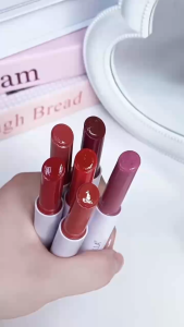 OLIBOLLA 6 Colors Press-type Water-gloss Solid Lip Gloss Long-lasting Moisturizing Lip Glaze for Female Lip Care Lipstick