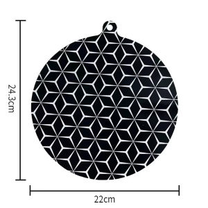 Heat Resistant Induction Cooker Mat Non Slip Stove Top Protector Pad Reusable Kitchen Counter Trivet for Hot Pots and Pans Cover