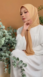 [SG Seller]Chiffon Hijab/Plain Bubble Thick Heavy Chiffon /High Quality Georgette Scarf Solid