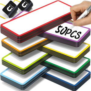 Dizoey Wholesale Magnetic Label Stickers Reusable Dry Erase Magnet Label Fridge Classification Sticker Office Whiteboard Display Label