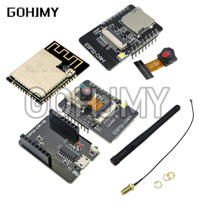 Lot De 2 Cartes De Développement ESP32-CAM Avec Caméra OV2640 2MP | WiFi + Bluetooth, Micro USB, 8 Mo PSRAM | Pour Projets IoT, Surveillance