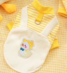 Traction Dog Clothes Autumn and Winter Cat Puppy Cute Duck Sweater Pet Four-legged Coat