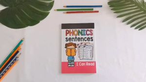 113 Pages I Can Read Kids Education Phonics Sentences English Words Worksheets Short Long Vowel Word Letter Families Vocabulary Build Workbook Practice Book Homework Learning Materials for Kids Early Reader