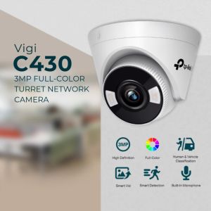 TP-Link VIGI C430: A 3MP Full-Color Turret Home Security Camera
