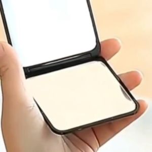 🔥chageey👍 Ins Mini Square Makeup Mirror Portable Double-sided Vanity Mirror Cosmetic Vanity Foldable Pocket Mirror